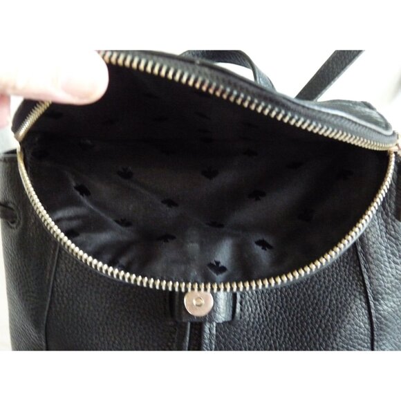 Kate Spade Leila Flap Backpack Black Medium EUC main image 9